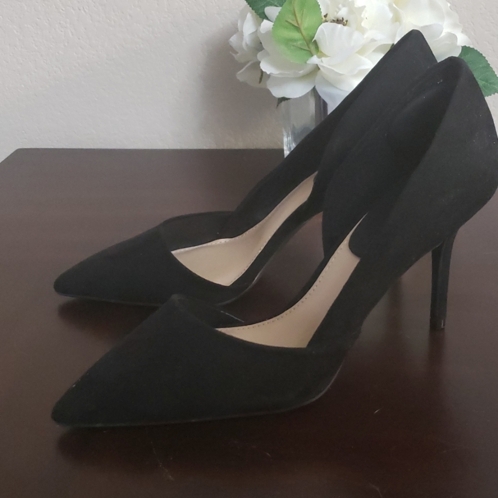 Black Velvet like Heels